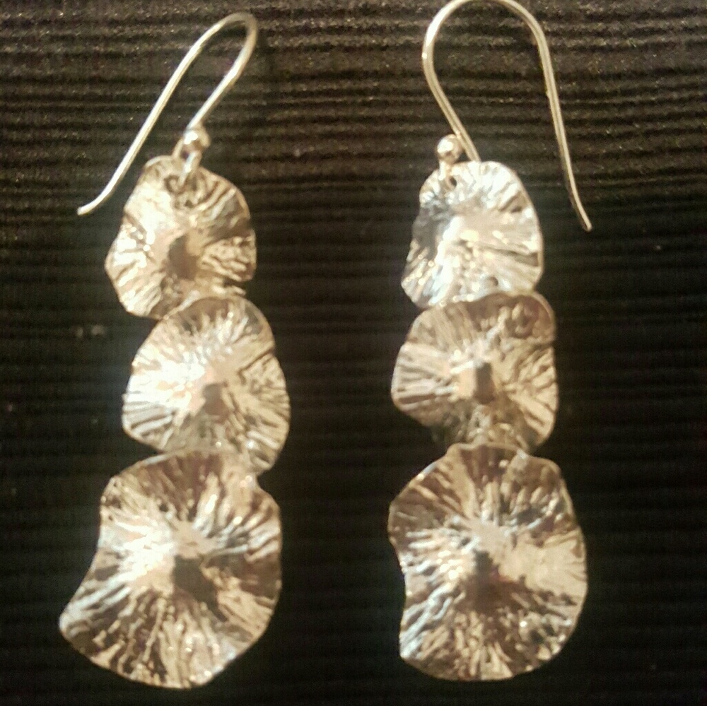 925 STERLING SILVER TRIPLE LEAF